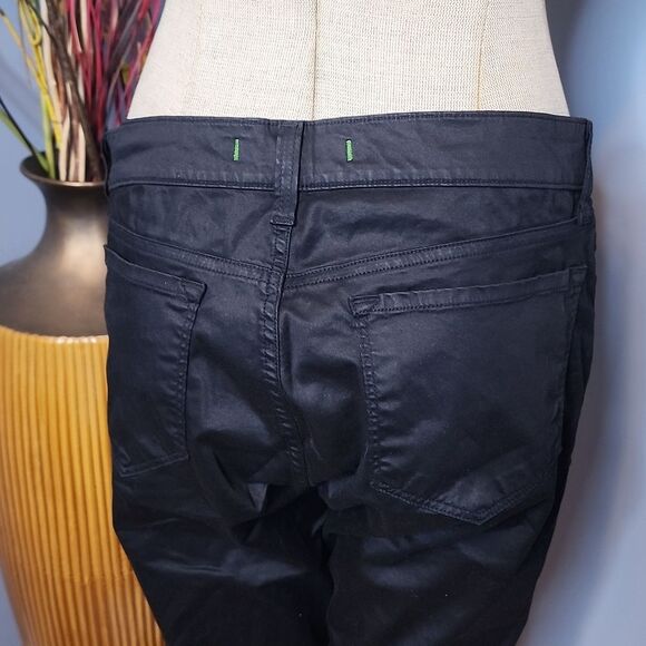 J Brand Ace Jeans In Black with Ankle Zipper Size 30 - Picture 1 of 16